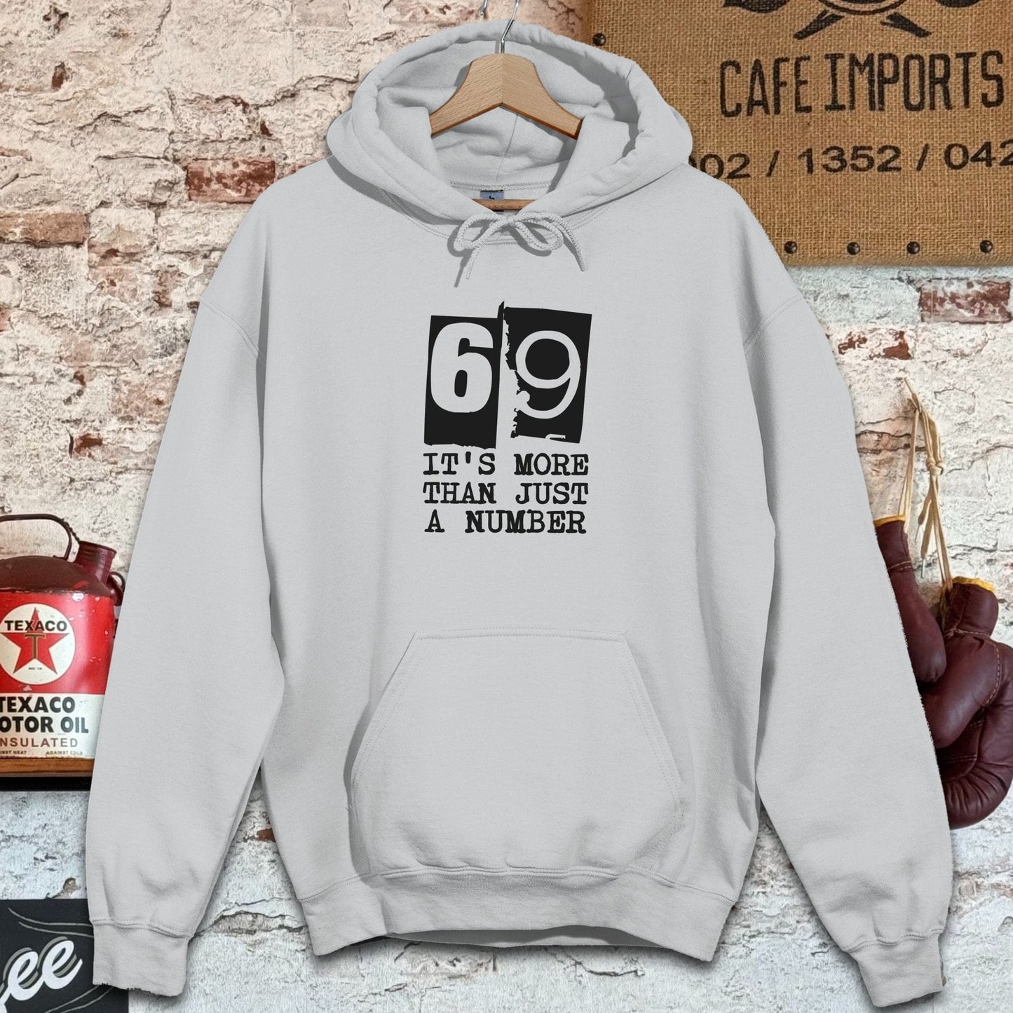 Hoodie / S / Sport Grey 69 It's More Than Just a Number Shirts