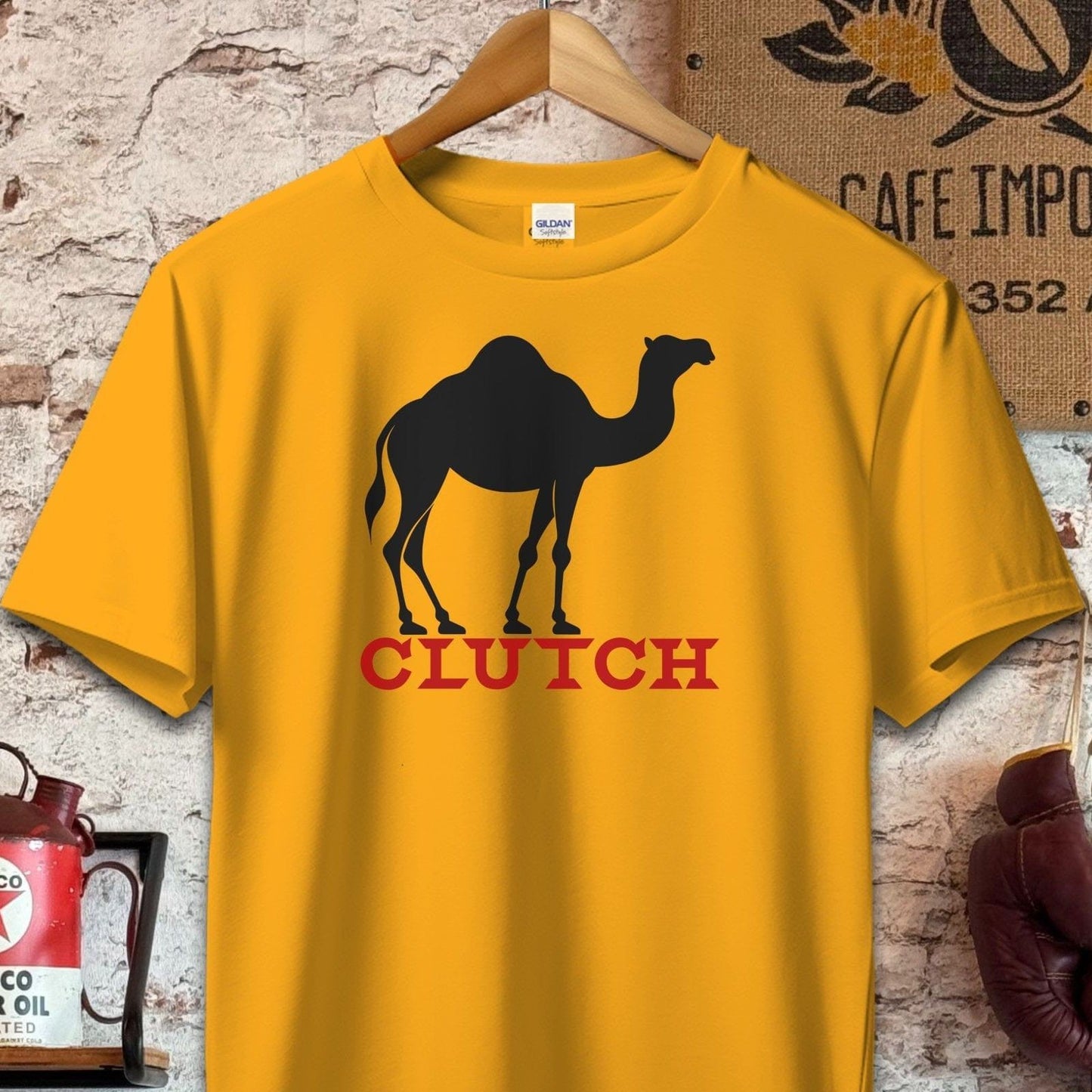 T-shirt / S / Gold Camel Clutch Shirt