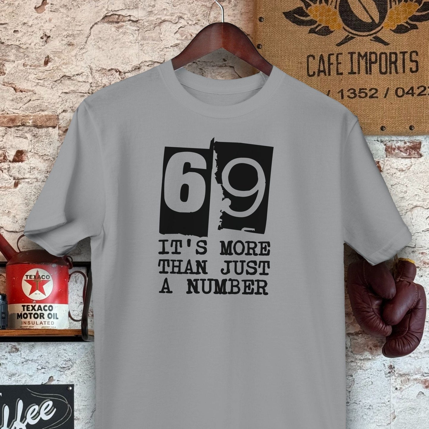 T-shirt / S / Sport Grey 69 It's More Than Just a Number Shirts