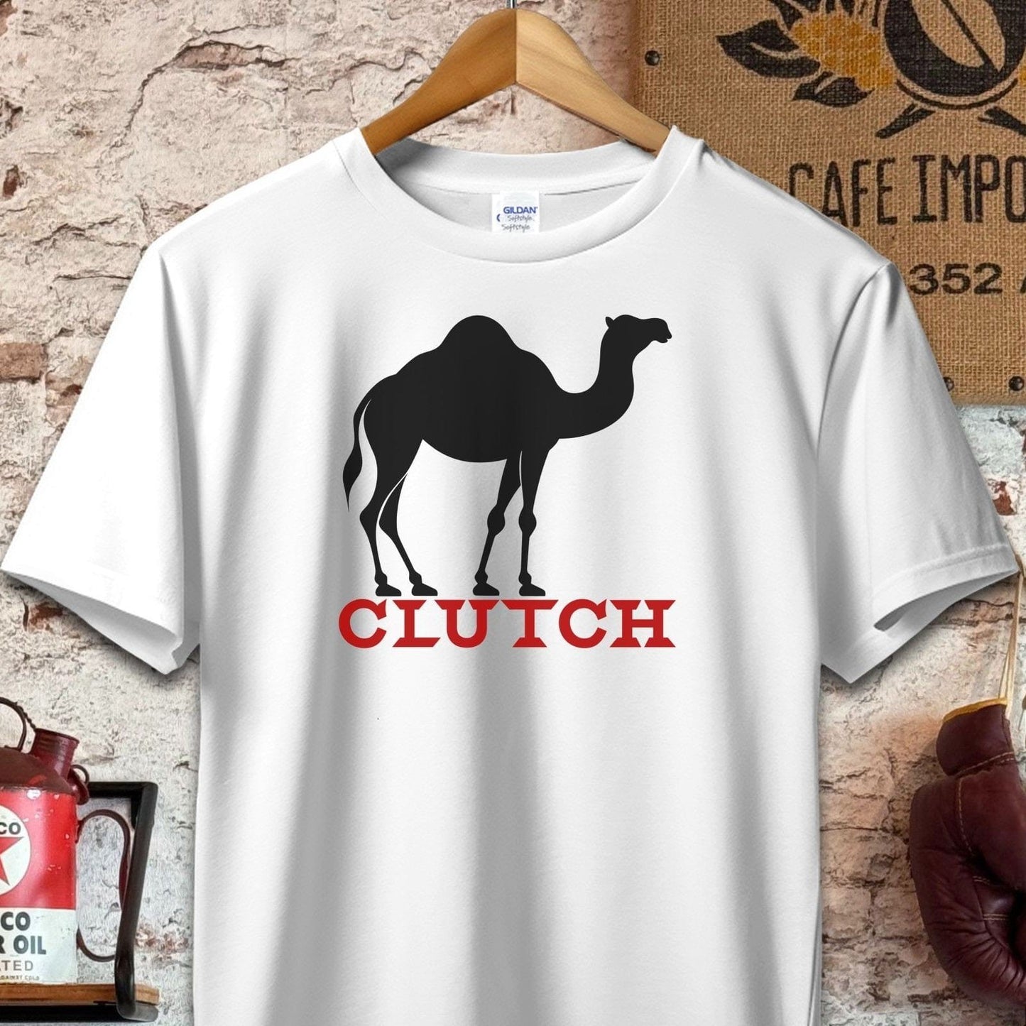 T-shirt / S / White Camel Clutch Shirt
