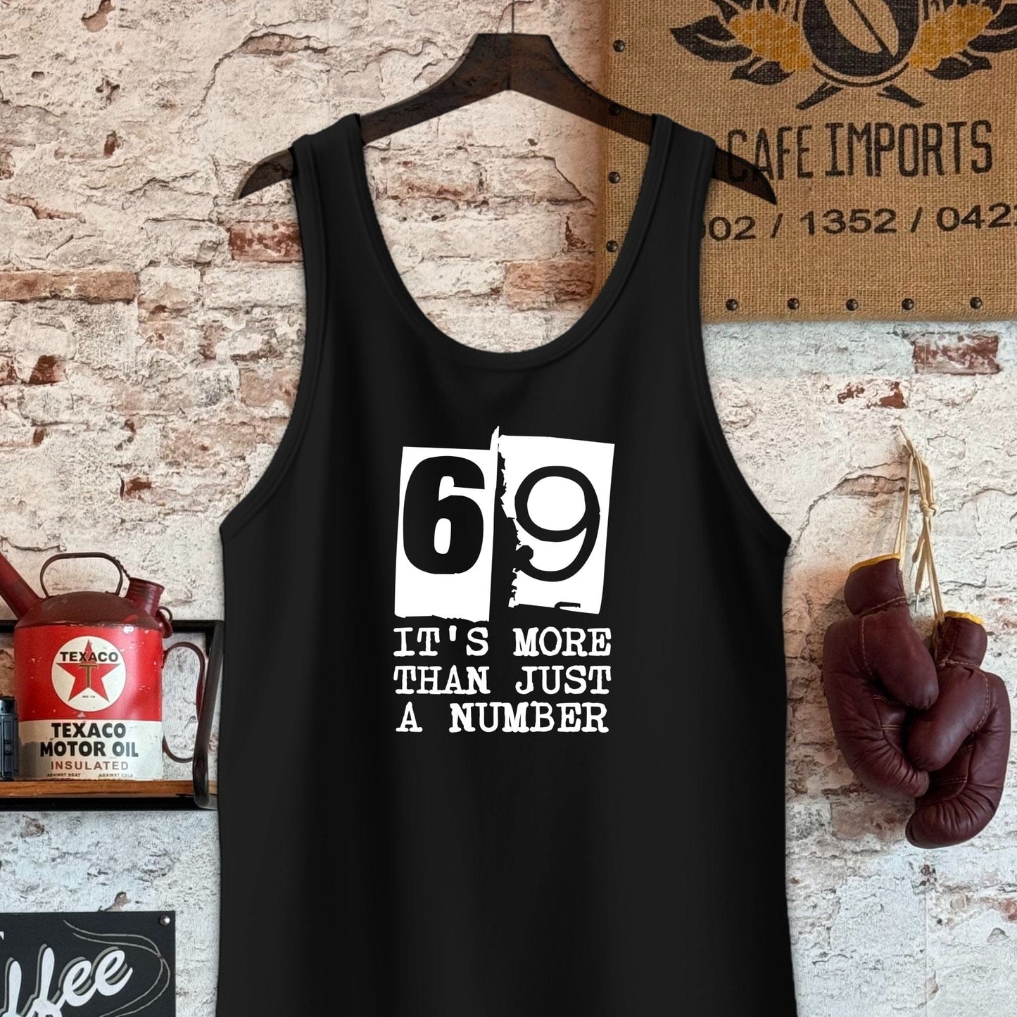 Tank Top / S / Black 69 It's More Than Just a Number Shirts