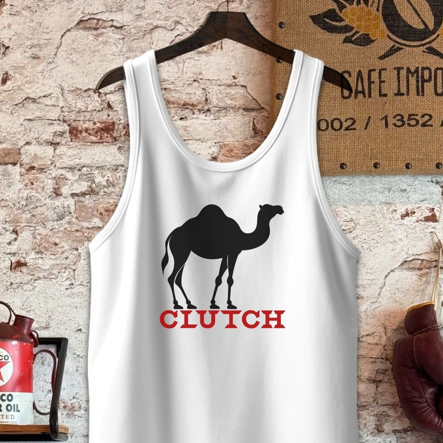 Tank Top / S / White Camel Clutch Shirt