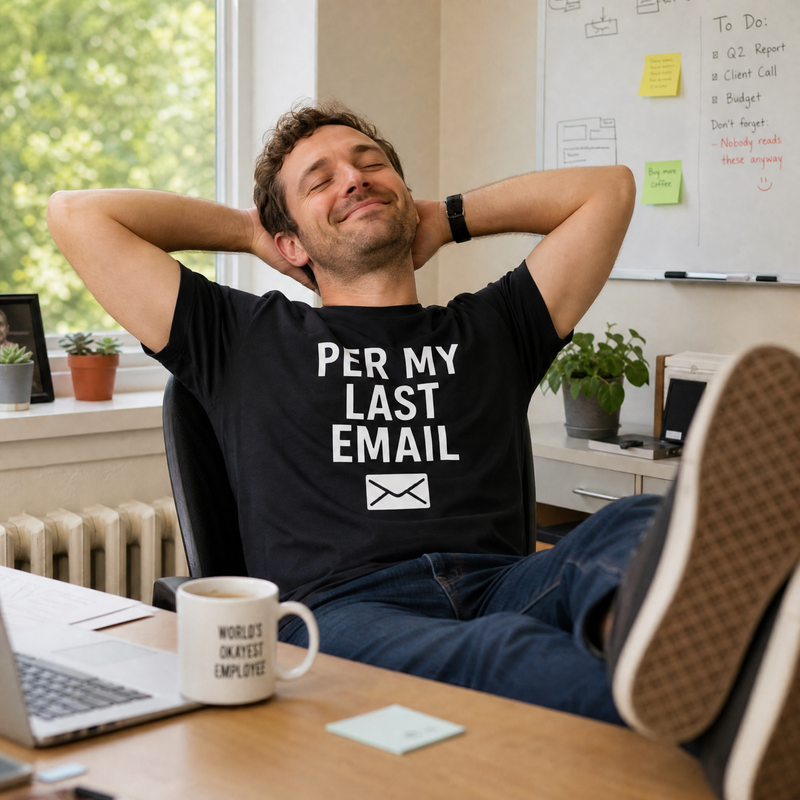 allergic to work — Man Tees
