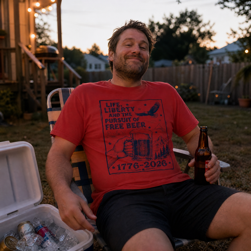beer oclock — Man Tees
