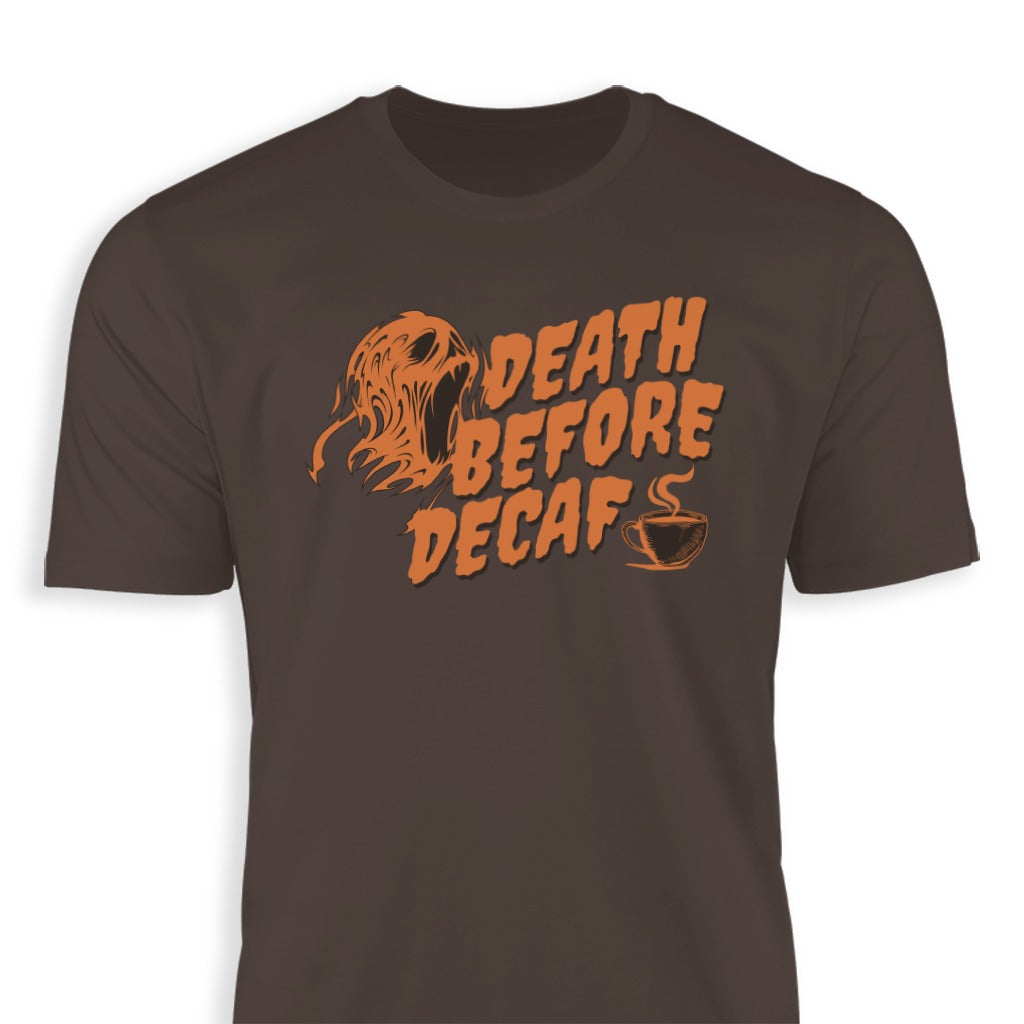Death Before Decaf Graphic Printed T-shirt product