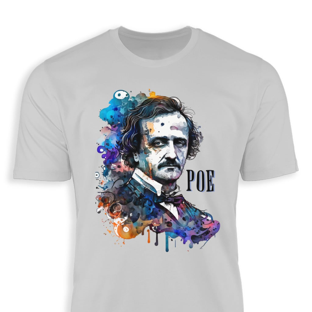 Edgar Allan Poe Colorful Graphic T-Shirt product