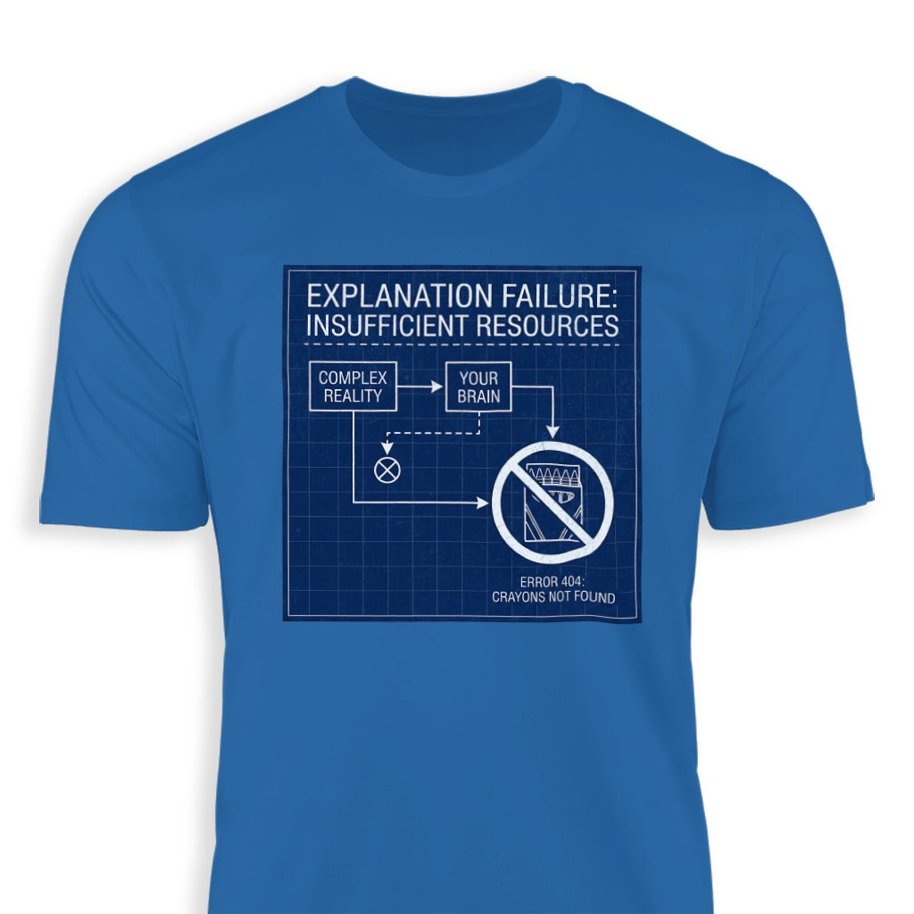 Explanation Failure Insufficient Resources Error T-Shirt