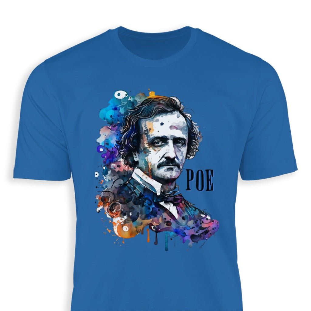 Edgar Allan Poe Colorful Portrait Graphic Tee product