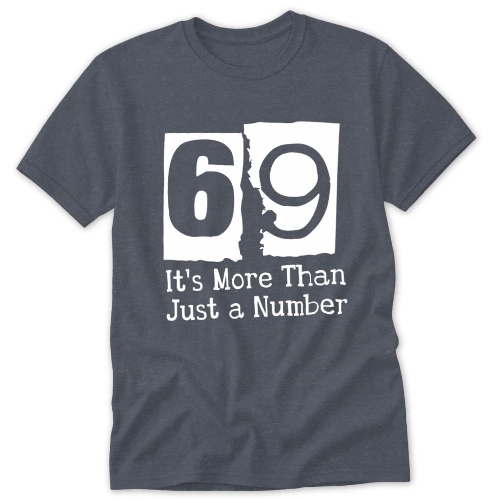 69 Classic Tee - Heather Navy