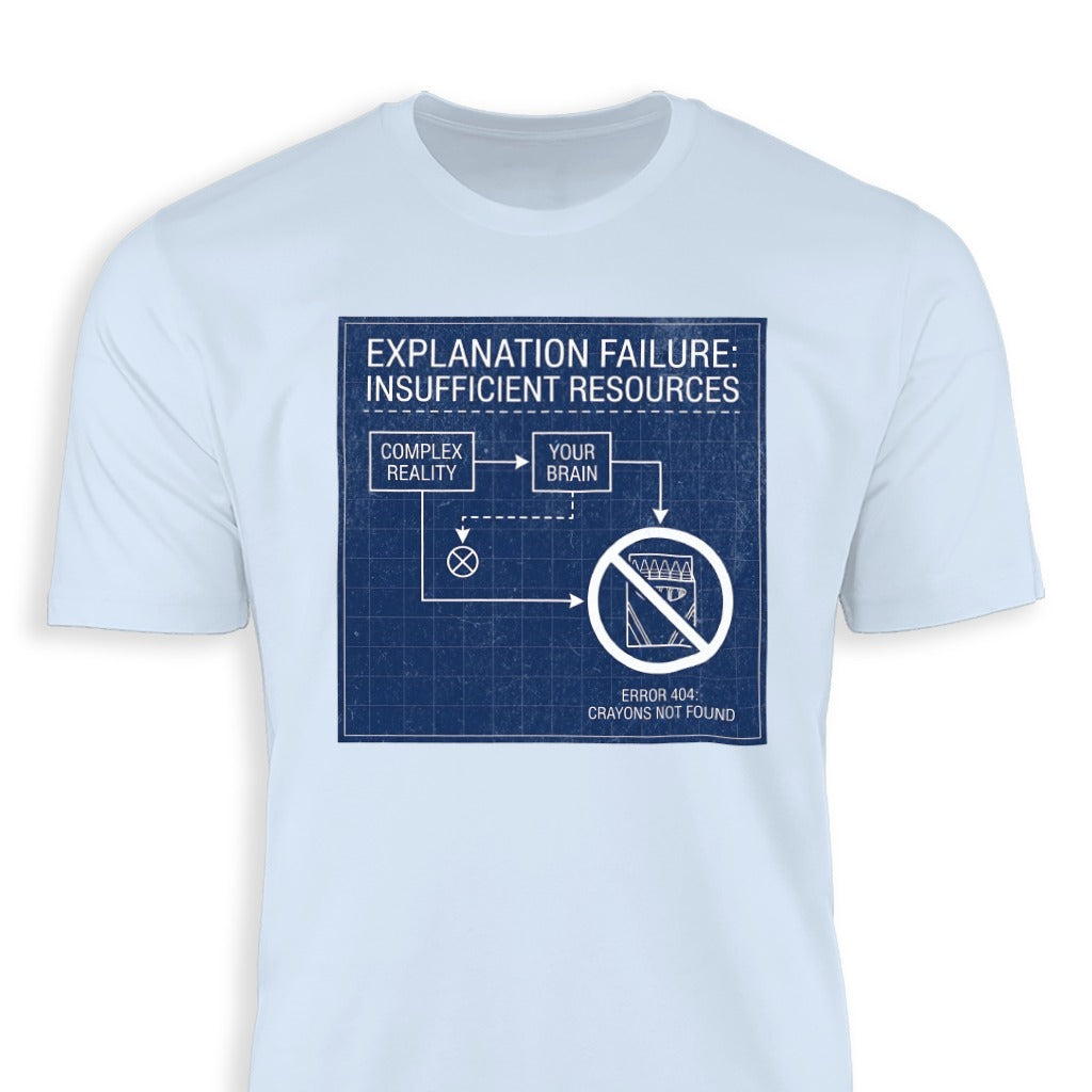 Explanation Failure Insufficient Resources T-Shirt