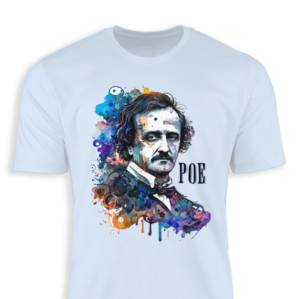 Poe Colorful Portrait Art Graphic T-Shirt product type
