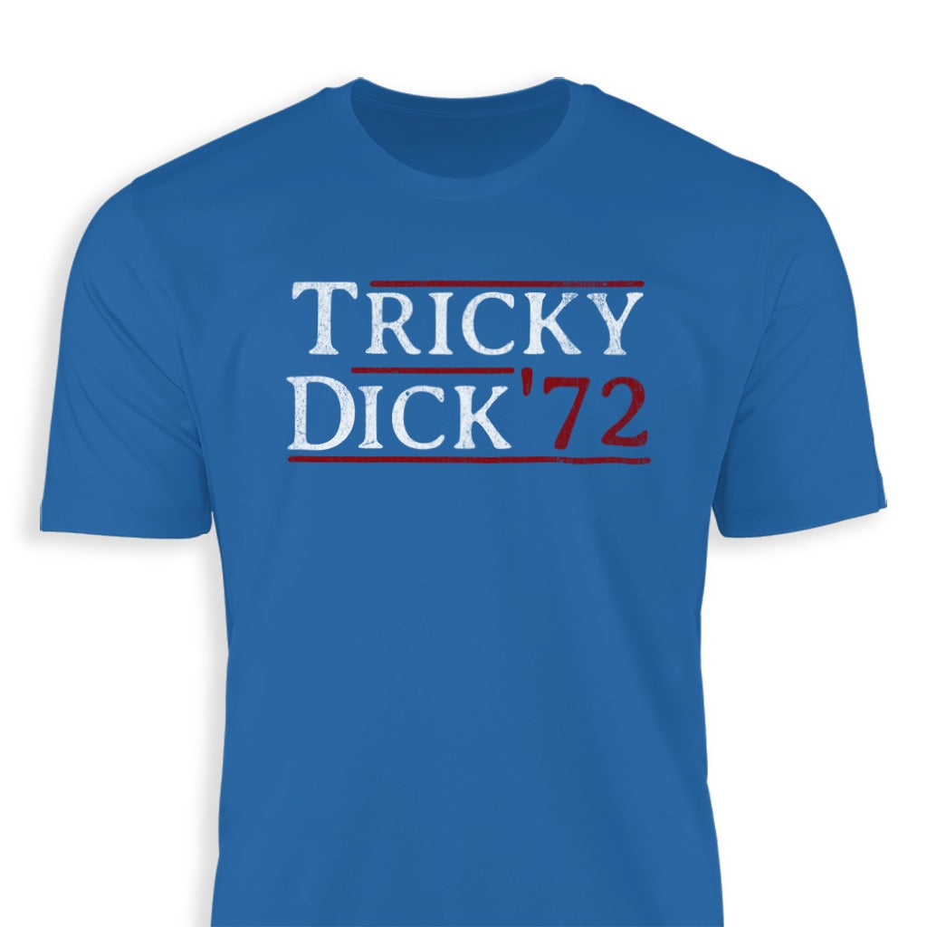 Tricky Dick '72 Graphic Printed Blue T-Shirt Product