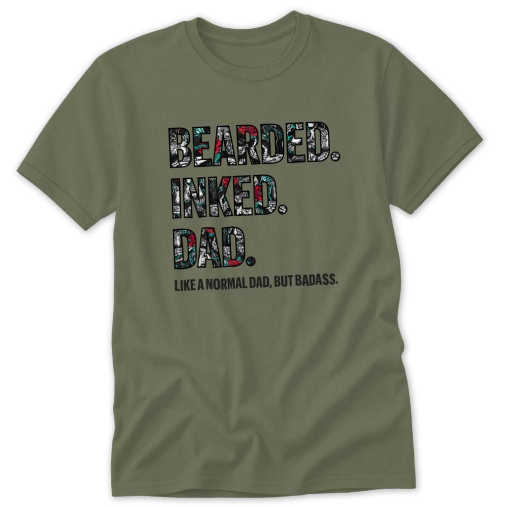 Bearded Inked Dad Classic Tee