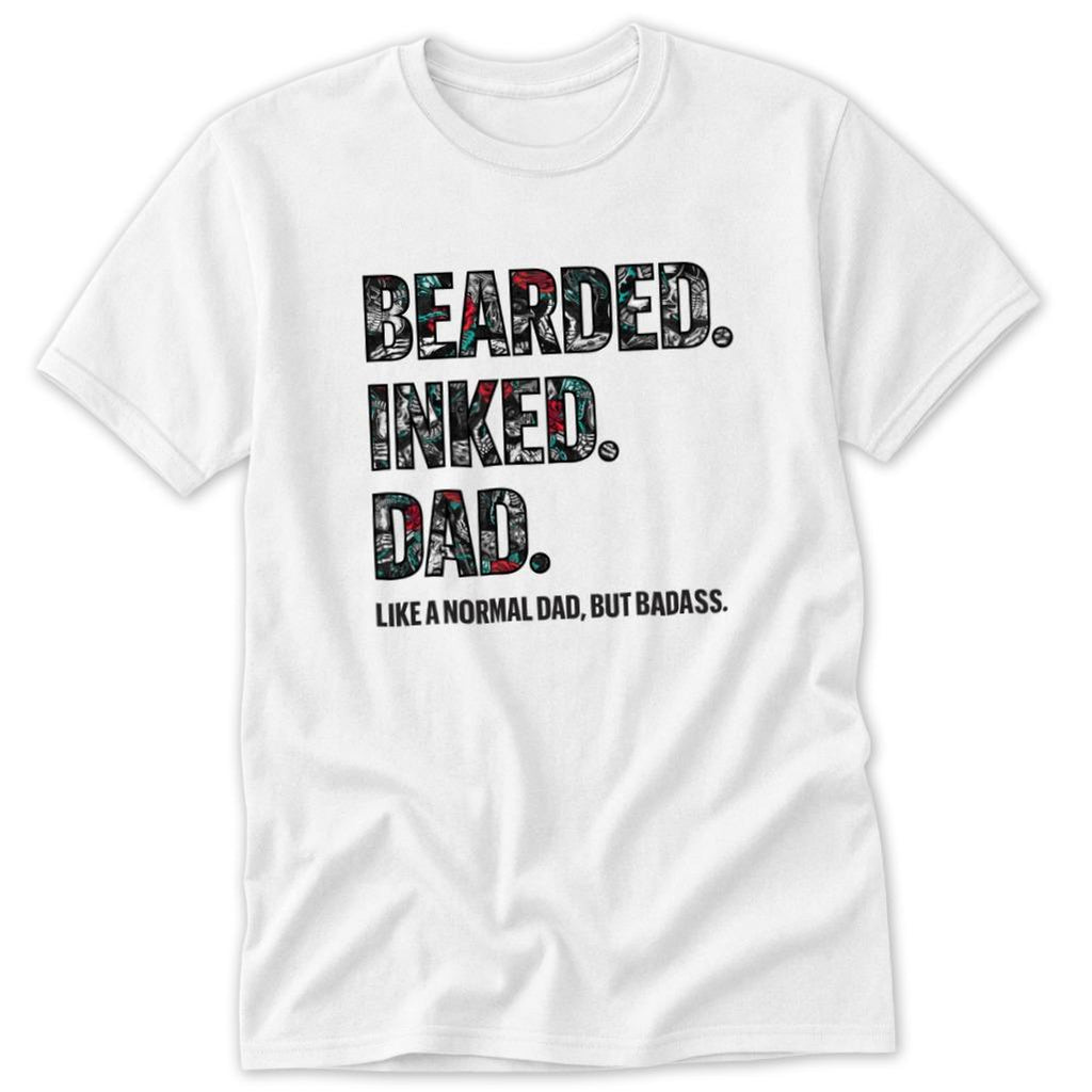 Bearded Inked Dad Classic Tee