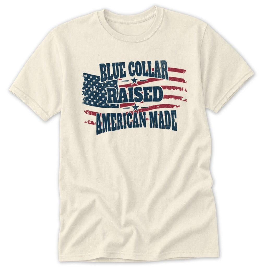 Blue Collar Raised American Made Classic Tee