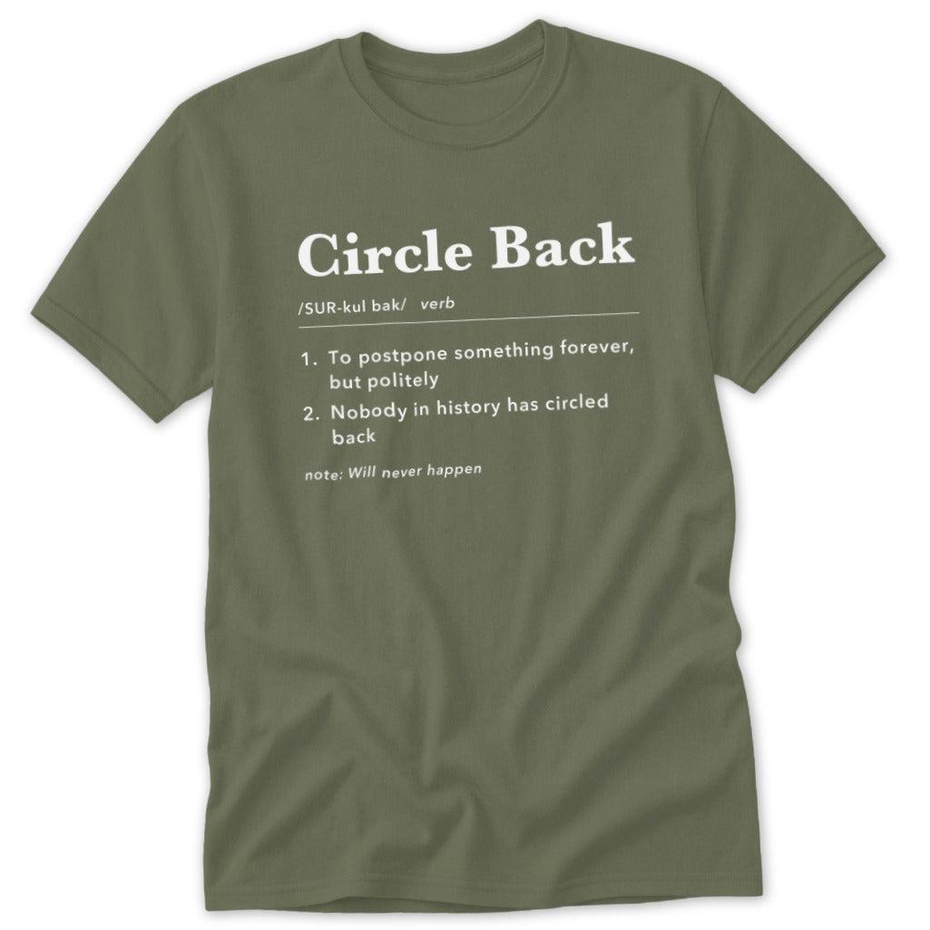 Circle Back Definition Classic Tee