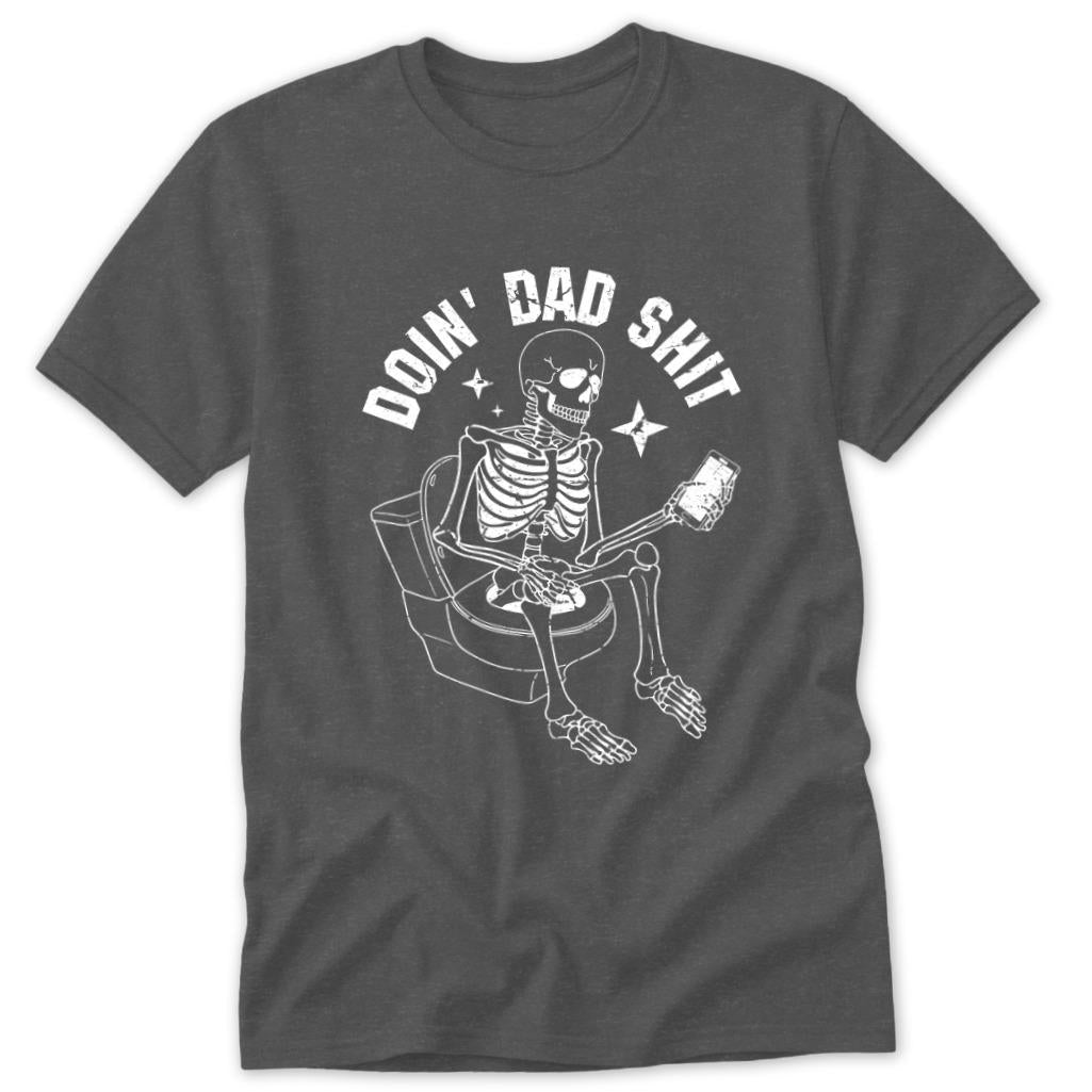 Dad Shit Classic Tee - Dark Heather
