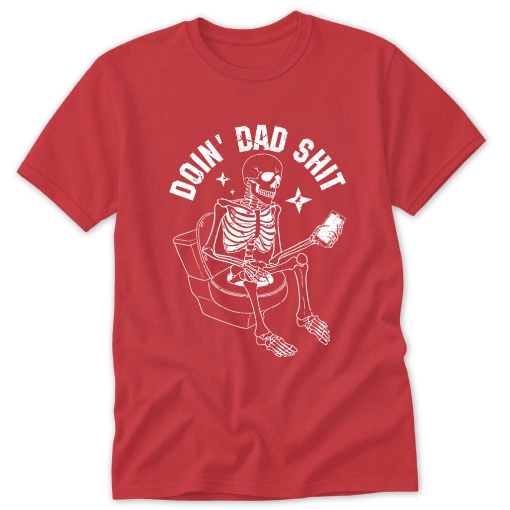 Dad Shit Classic Tee - Red