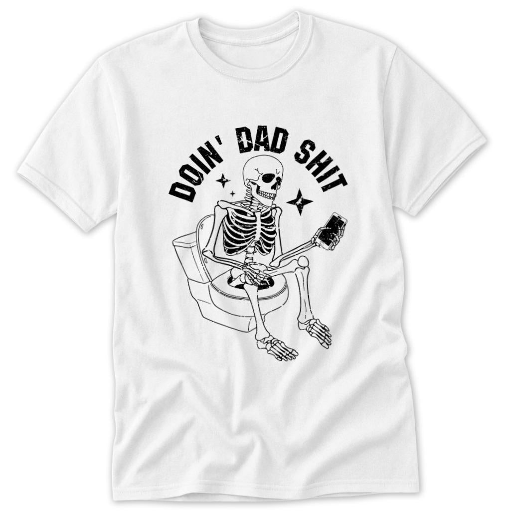 Dad Shit Classic Tee - White