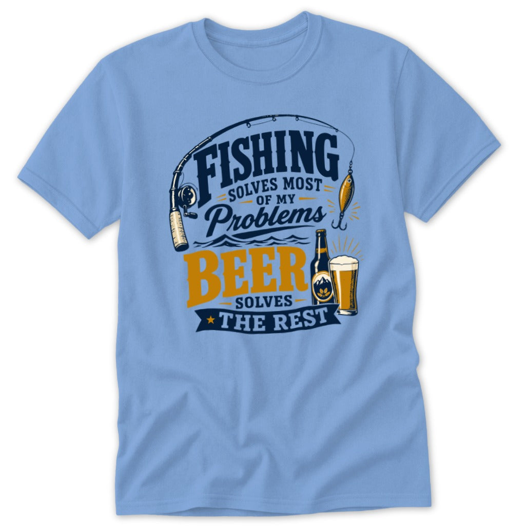 Fishing Solves Most of My Problems Classic Tee