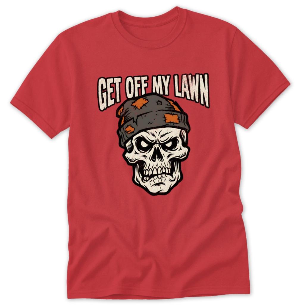 Get Off My Lawn Classic Tee - Red