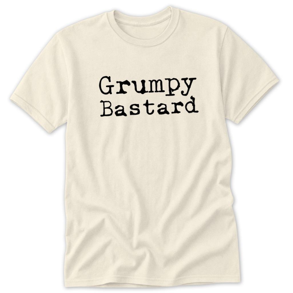 Grumpy Bastard Classic Tee - Natural