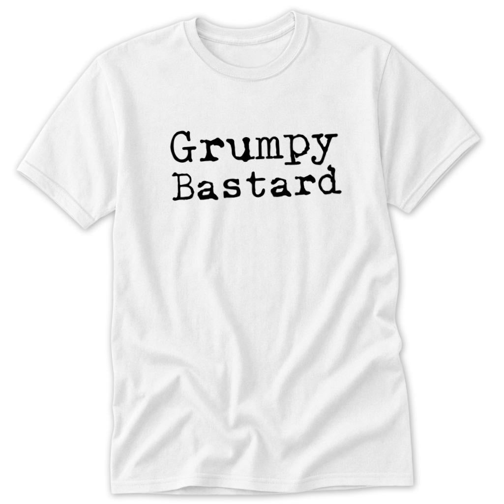 Grumpy Bastard Classic Tee - White