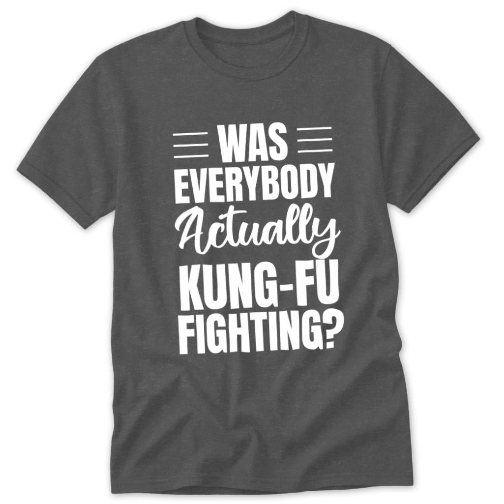 Kung Fu Fighting Classic Tee - Dark Heather