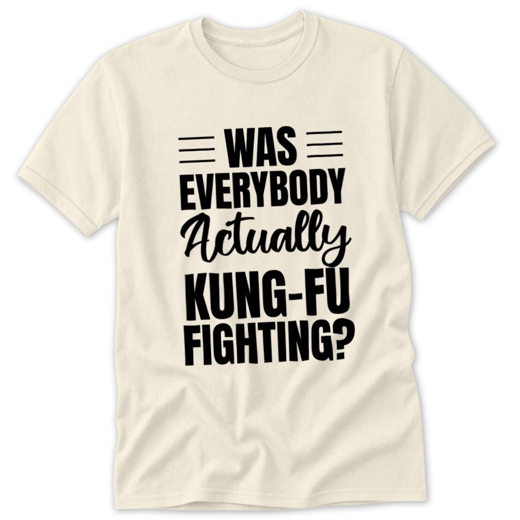 Kung Fu Fighting Classic Tee - Natural