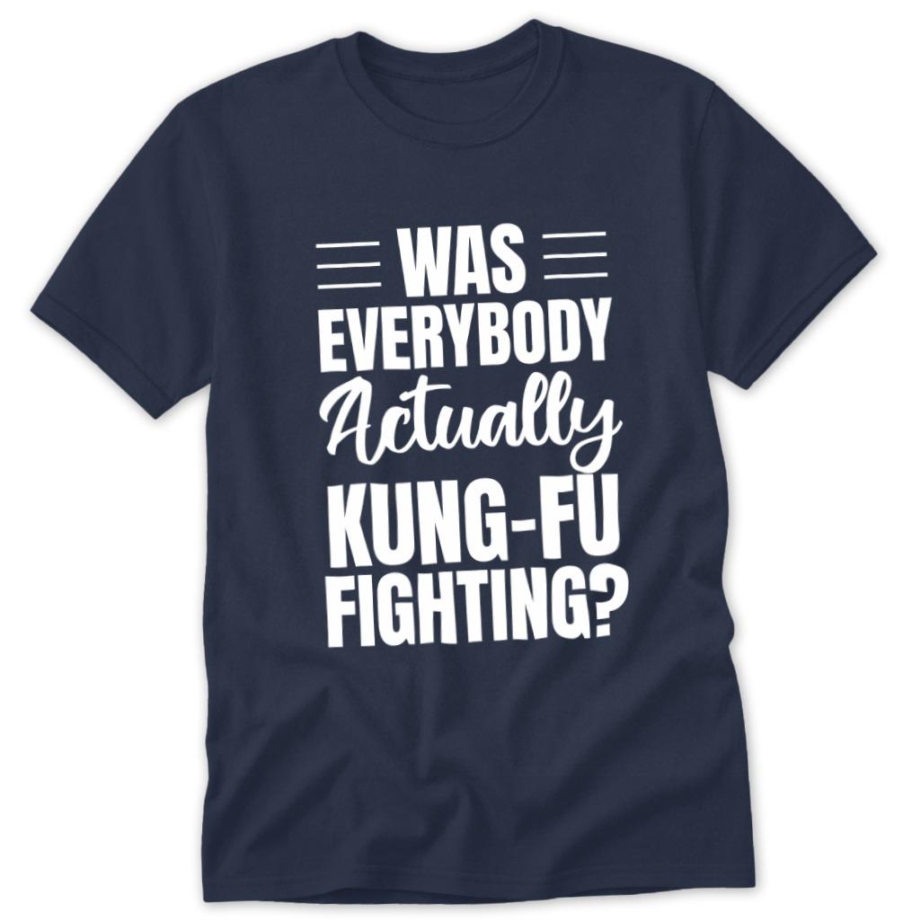 Kung Fu Fighting Classic Tee - Navy