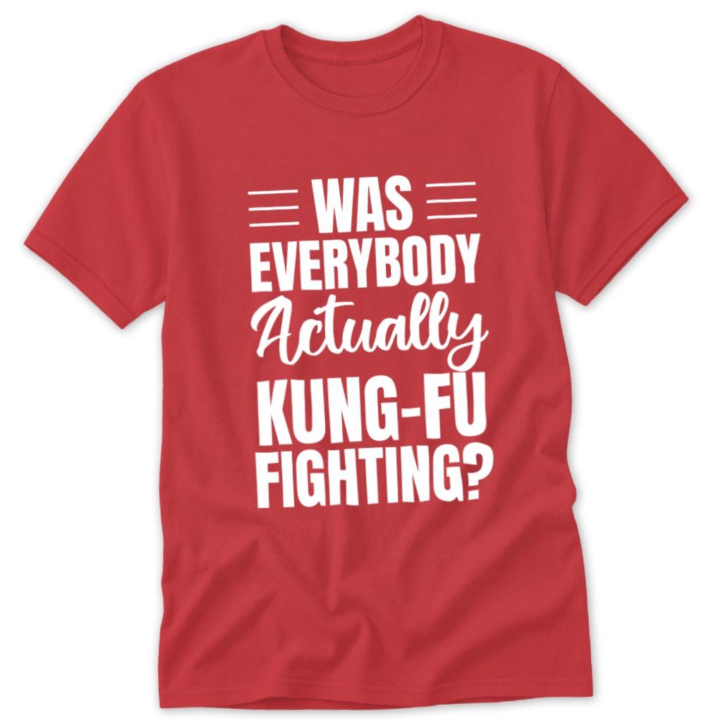 Kung Fu Fighting Classic Tee - Red