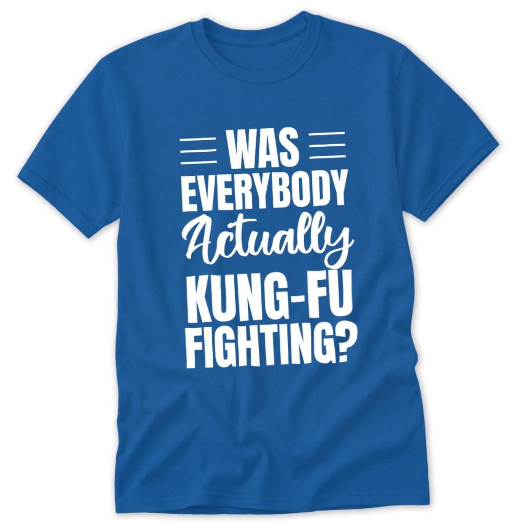 Kung Fu Fighting Classic Tee - Royal