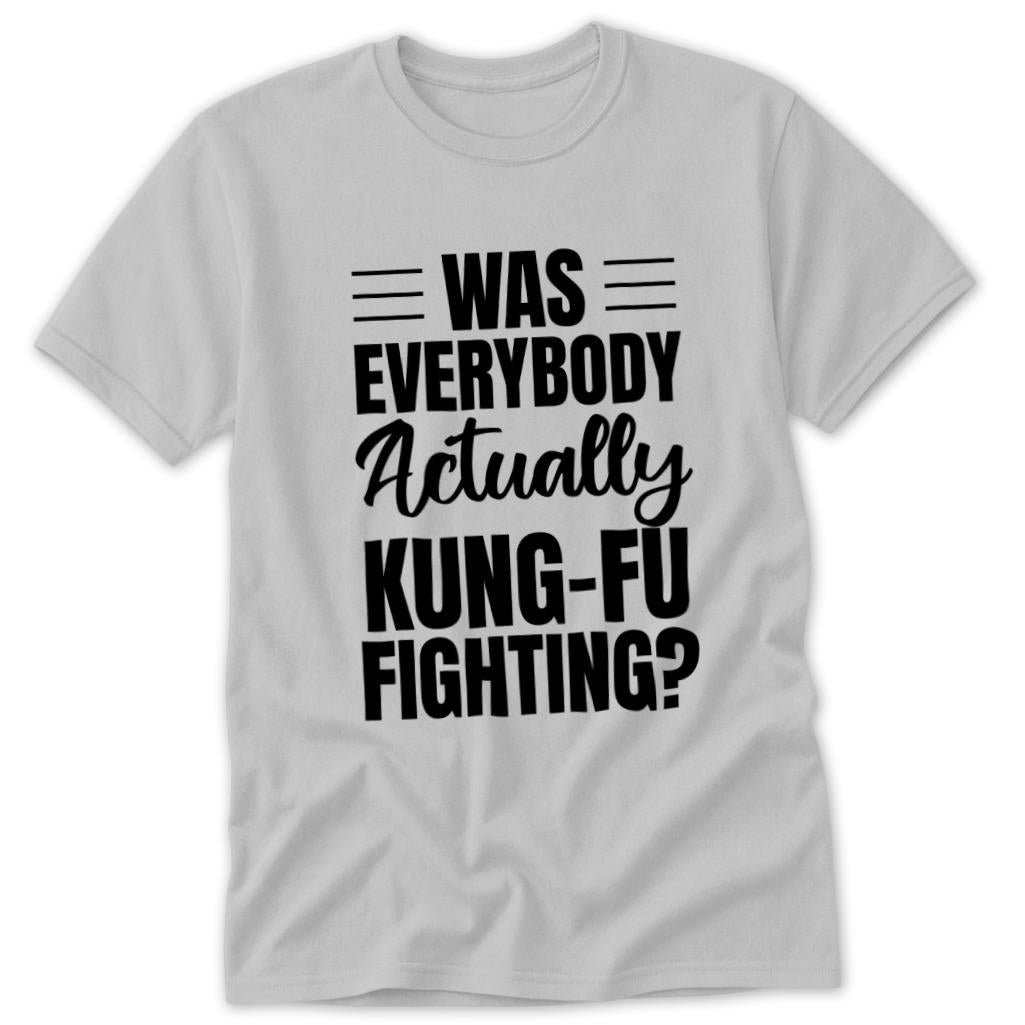 Kung Fu Fighting Classic Tee - Sport Grey