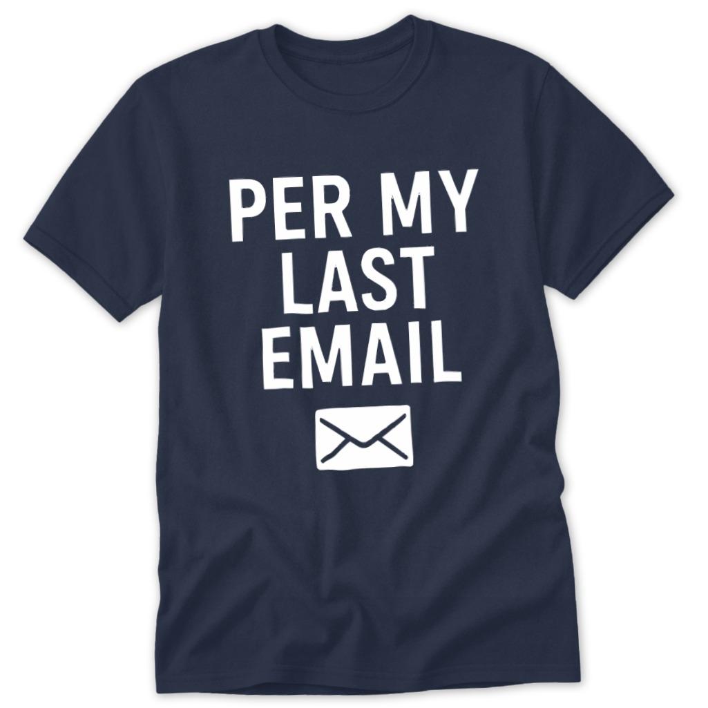 Last Email Classic Tee - Navy