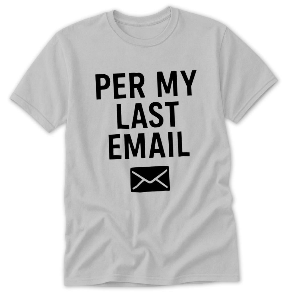 Last Email Classic Tee - Sport Grey