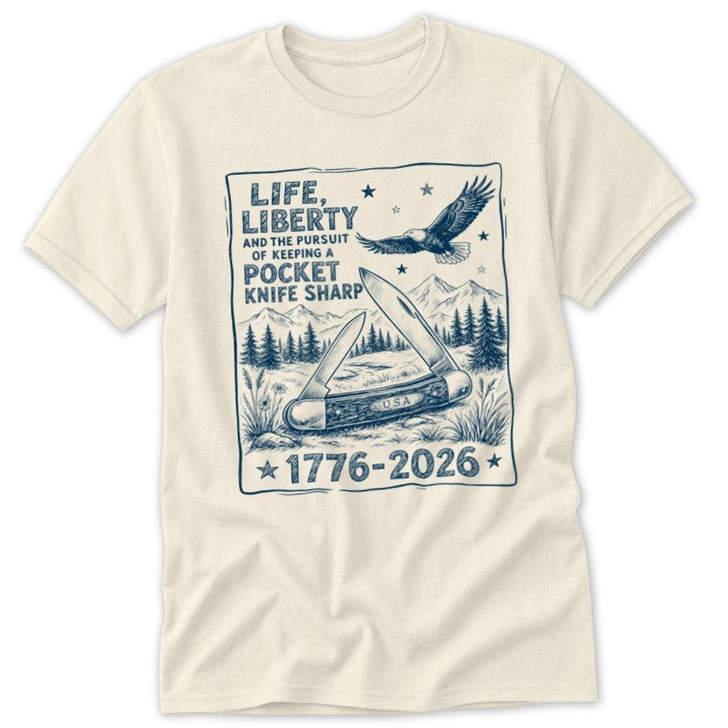 Life, Liberty, Pursuit of Pcket Knife Classic Tee