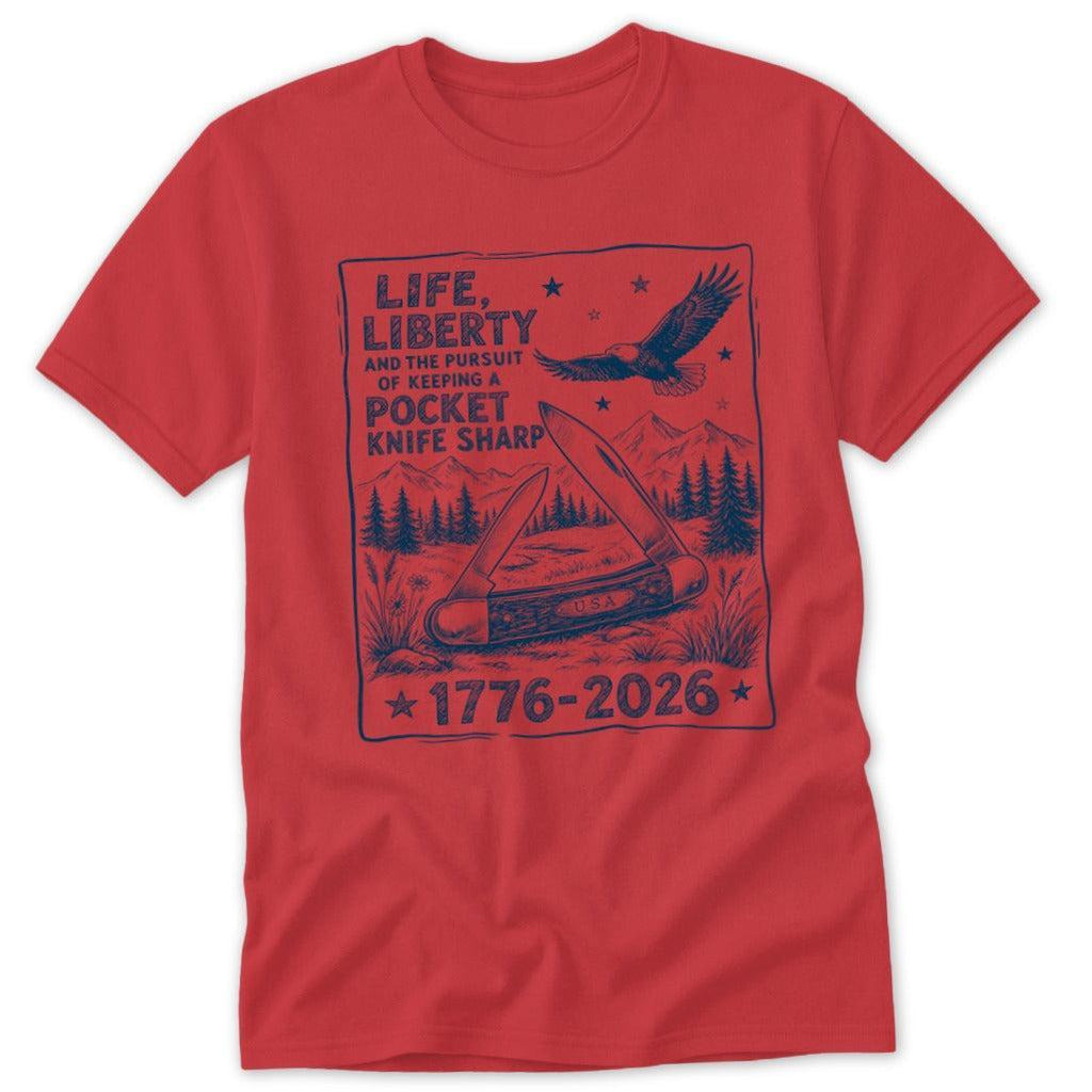Life, Liberty, Pursuit of Pcket Knife Classic Tee