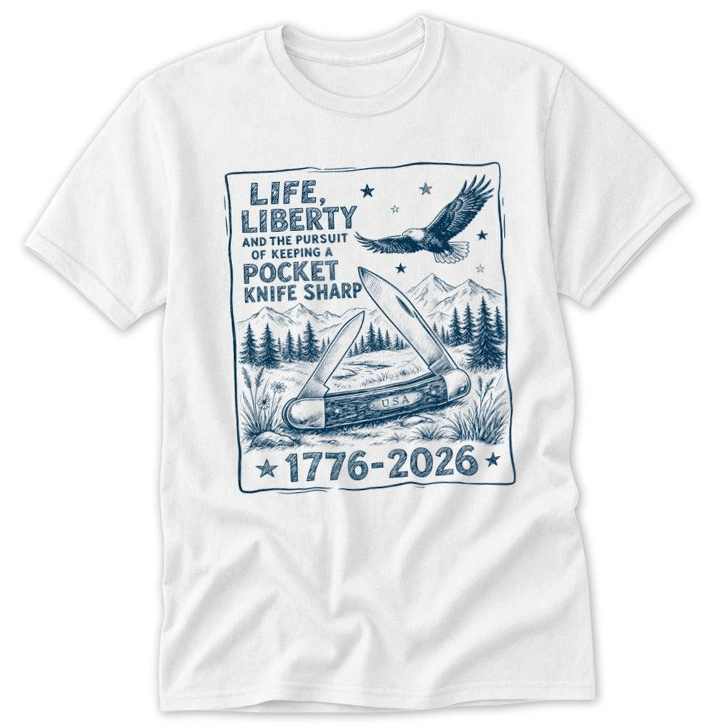 Life, Liberty, Pursuit of Pcket Knife Classic Tee