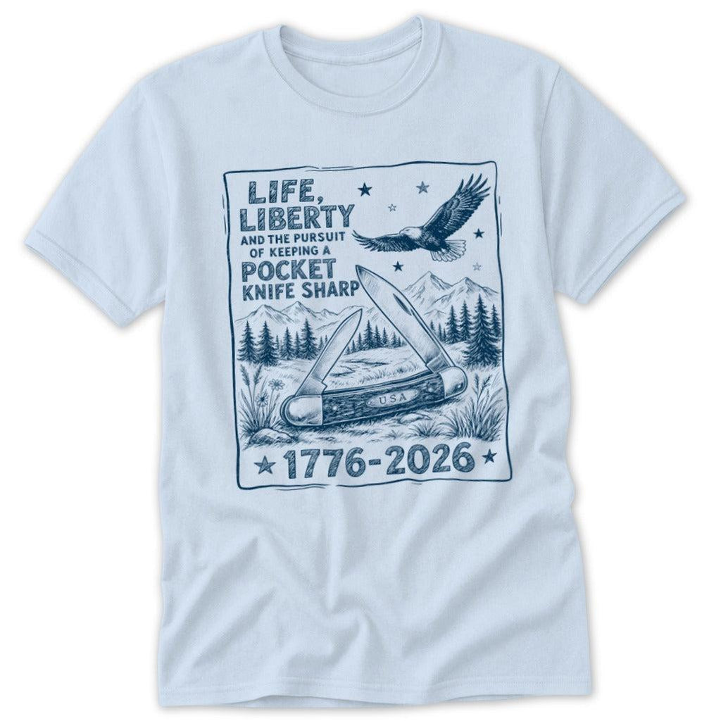 Life, Liberty, Pursuit of Pcket Knife Classic Tee