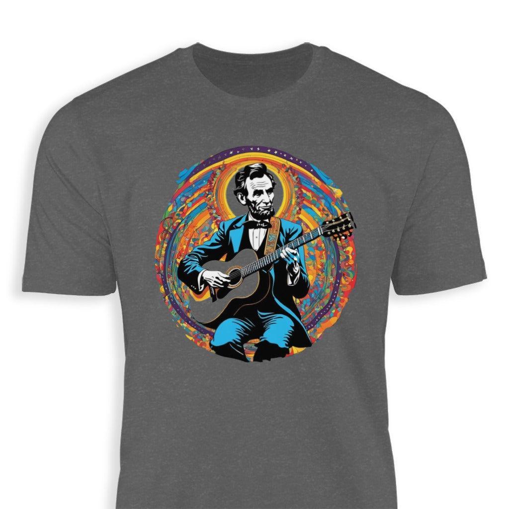 Lincoln Playing Guitar Classic Tee