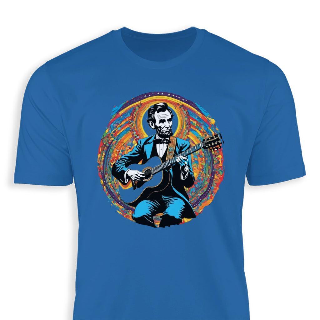 Lincoln Playing Guitar Classic Tee