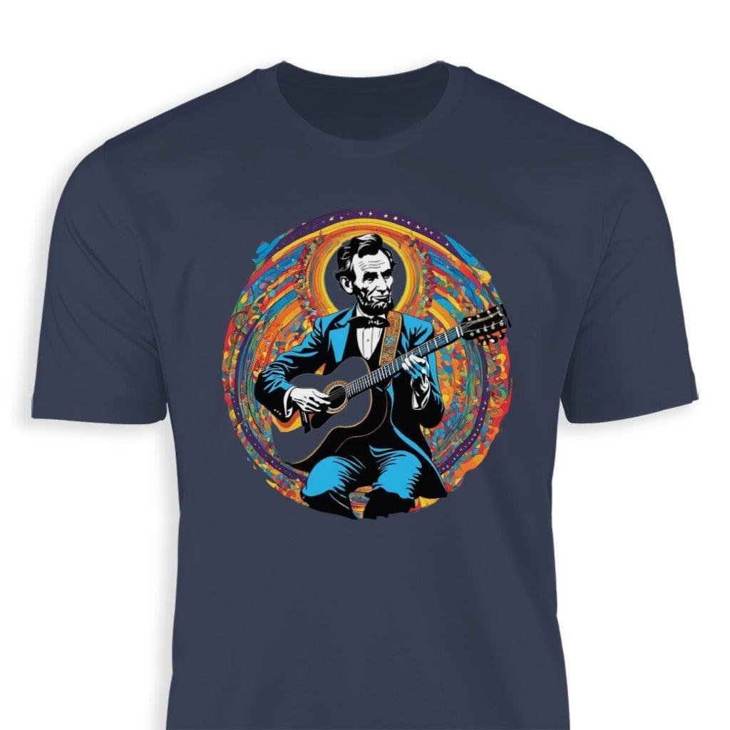 Lincoln Playing Guitar Classic Tee