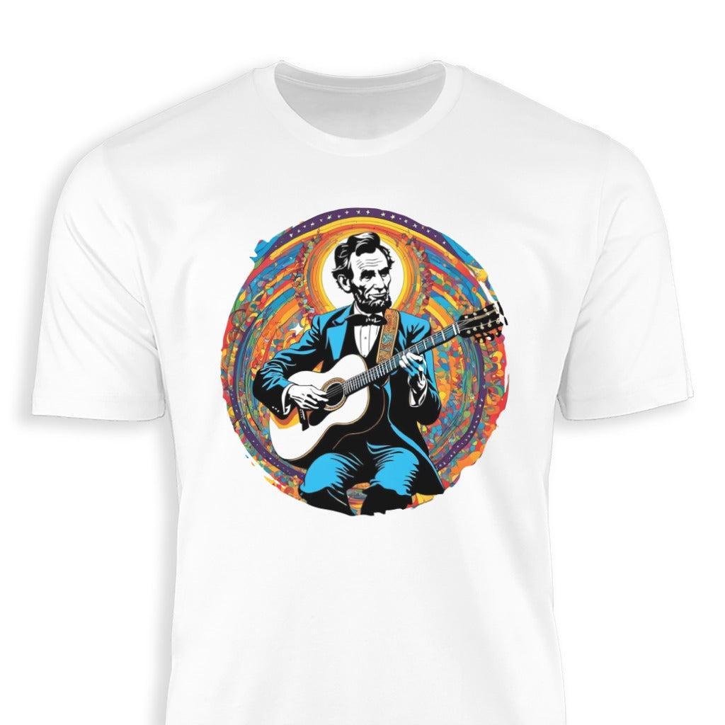 Lincoln Playing Guitar Classic Tee