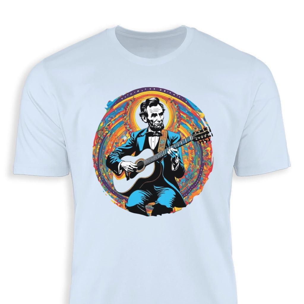 Lincoln Playing Guitar Classic Tee