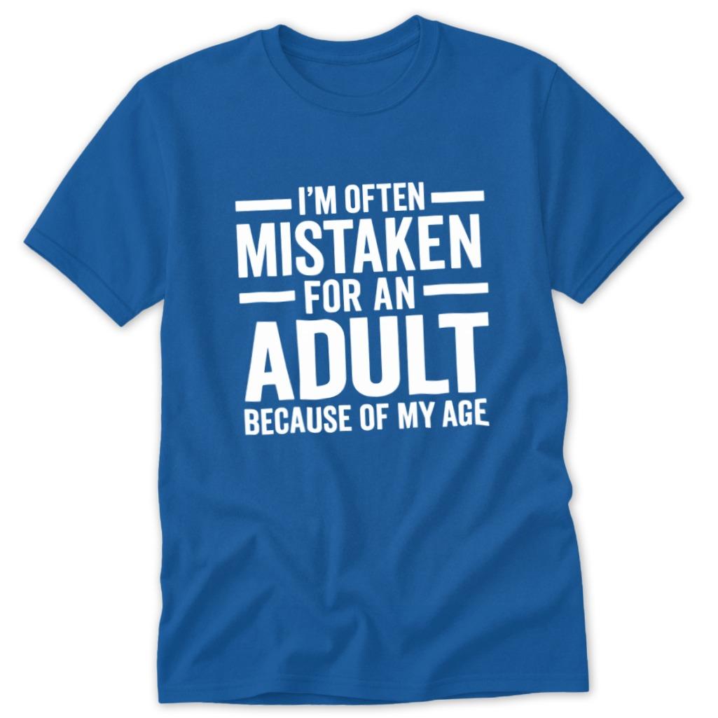 Mistaken for Adult Classic Tee - Royal