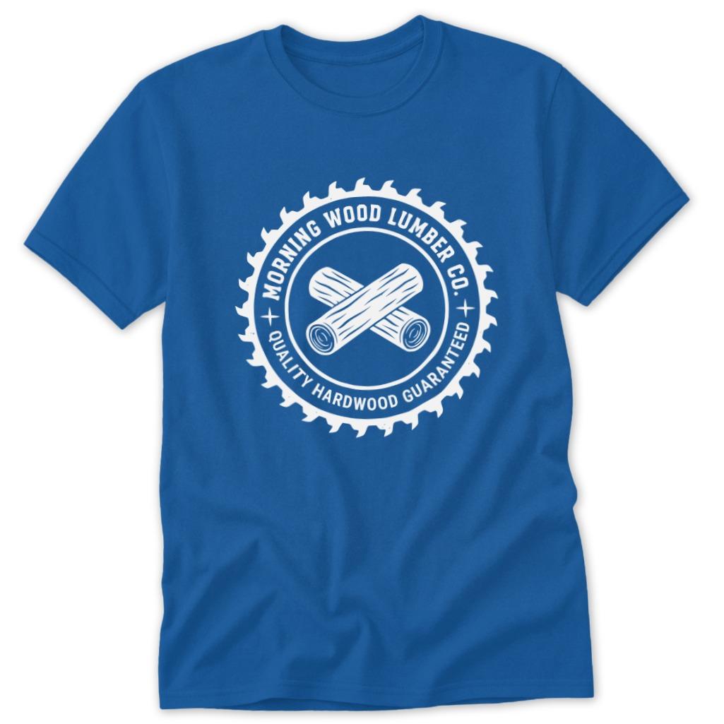 Morning Wood Lumber Classic Tee - Royal