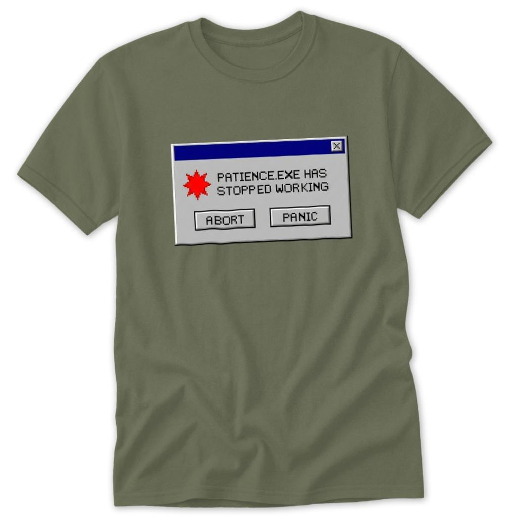 Patience.EXE Stopped Classic Tee