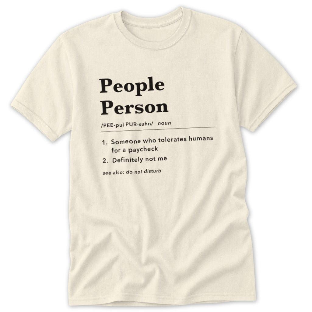 People Person Definition Classic Tee