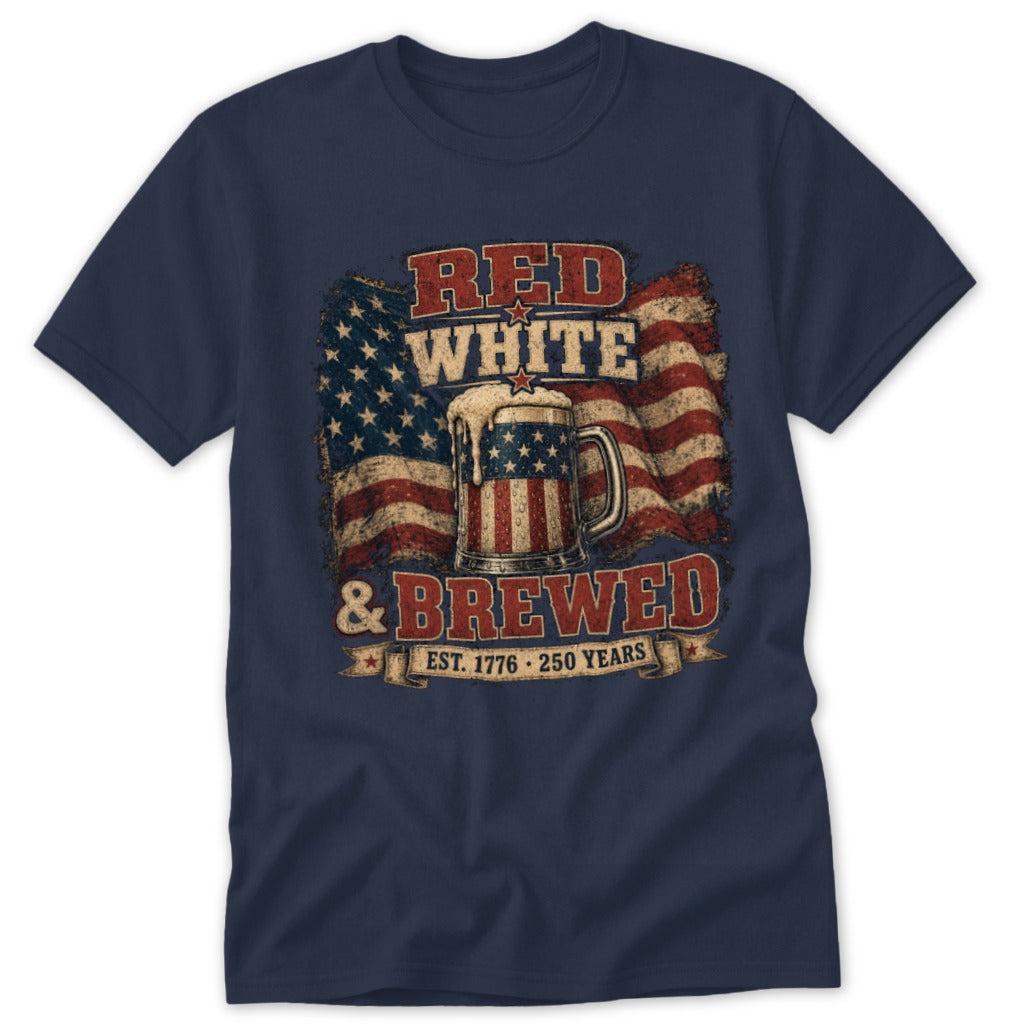 Red White & Brewed Classic Tee