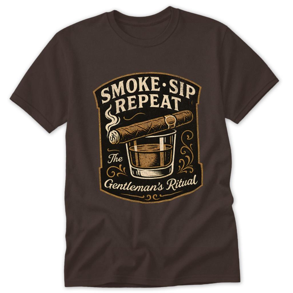 Smoke Sip Repeat Classic Tee